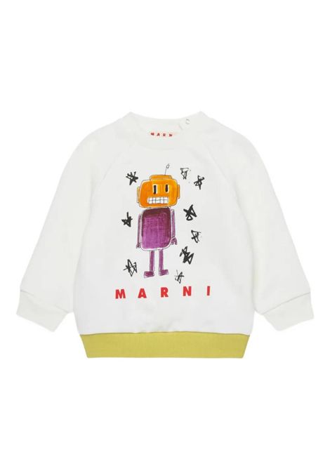 Felpa con logo MARNI KIDS | M01530 M00V00M114